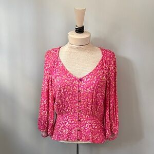 Maeve brand Pink Floral Women's Top